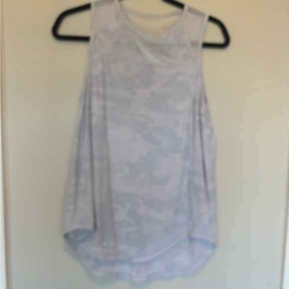 lululemon athletica Tops - Lululemon Athletica Camouflage Tank Top - Light Gray